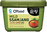 CJ, OFOOD MILD SSAMJANG SEASONED SOY BEAN PASTE FOR DIPPING 500G