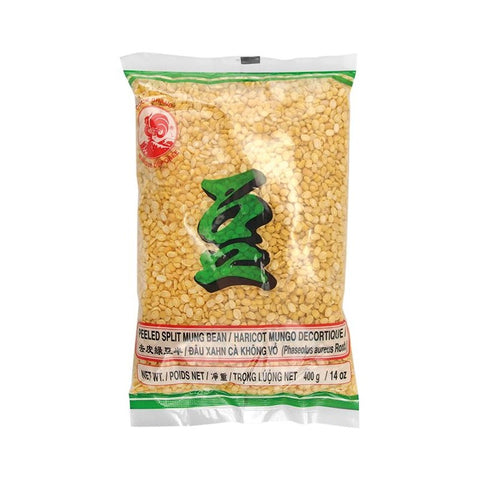 COCK PEELED SPLIT MUNG BEAN 400G