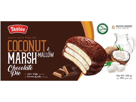 TASTEE, CHOCOLATE COCONUT PIE MARSHMALLOW 150G