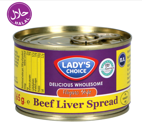 LADY CHOICE, LIVER SPREAD 165G