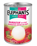 TWIN ELEPHANTS, RAMBUTAN IN SYRUP 565G