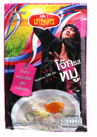 KAISET, INSTANT NOODLE PORRIDGE-PORK FLAVOR 42G