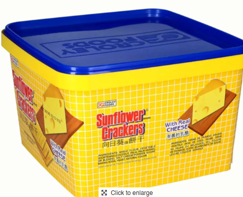UNFLOWER, CRACKERS WITH CHEESE FLAVOR600g