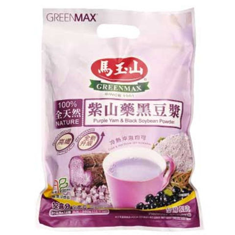 GREENMAX, PURPLE YAM & BLACK SOY BEAN POWDER 12X30G