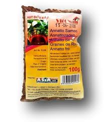 HF, ANNATTO SEED, HAT DIEU MAU 100G