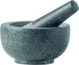 JADE TEMPLE, STONE MORTAR, DIA 14CM HIGHT 7.7CM