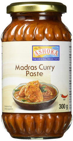 ASHOKA, CURRY PASTE HOT MADRAS 300G