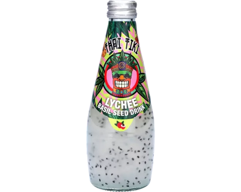 THAI TIKI, BASIL SEEDS DRINK LYCHEE 290ML