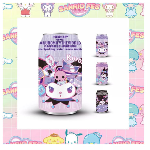HIGHUP, KUROMI LEMON WARABIMOCHI SPARKLING RAMUNE 330ML