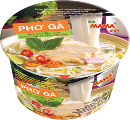 MAMA, KK, INSTANT NOOLDE PHO GA, CHICKEN IN BOWL VIETNAMESE STYLE 65G