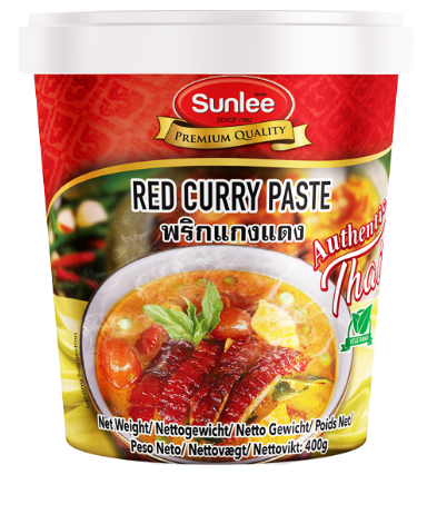 SUNLEE, VEGAN RED CURRY PASTE 400G