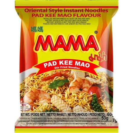 MAMA, INSTANT NOODLE PAD KEE MAO, 60G