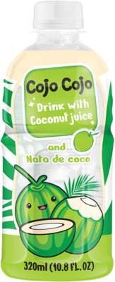 COJO COJO, DRINK WITH COCONUT JUICE & NATA DE COCO 320ML