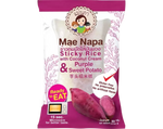 MAE NAPA, STEAMED STICKY RICE CAKE COCONUT & SWEET POTATO 80G