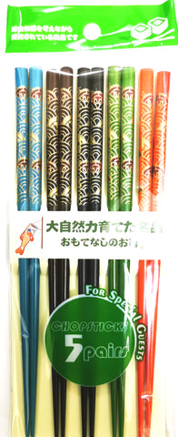 JAPANESE CHOPSTICKS 5 COLOR 5PCS