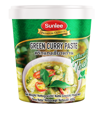 SUNLEE, VEGAN GREEN CURRY PASTE 400G