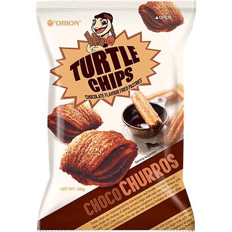 ORION  Turtle Chips Choco Churros 80G