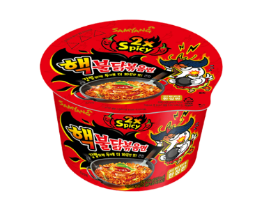 SAMYANG, INSTANT NOODLE IN BOWL 2X SPICY, 105G