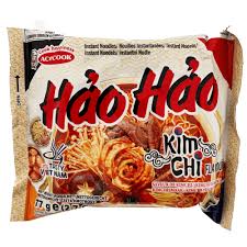 HAO HAO, INSTANT NOODLE KIMCHI, 77G