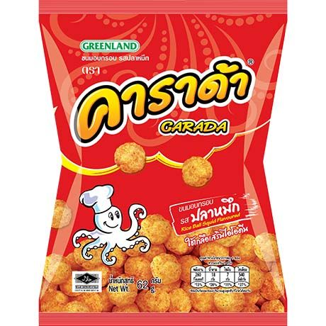 CARADA, RICE BALLS SQUID FLAVOUR 62G