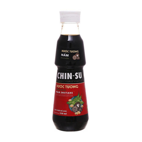 Chinsu, soy sauce with shiitake flavour 330ml