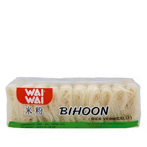Waiwai, bihoon, rice vermicelli pk 500g, 2 styles