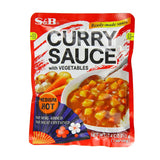 S&B, CURRY SAUCE WITH VEGGIES, MEDIUM, 205ML