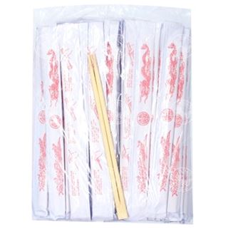 NF, WHITE ENVELOPE DISPOSABLE CHOPSTICKS 23CM, 100PCS