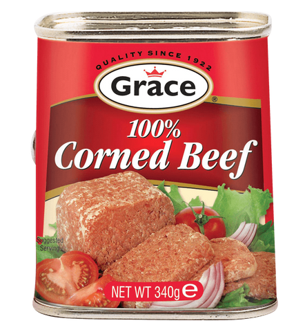 GRACE, CORNED BEEF 340G