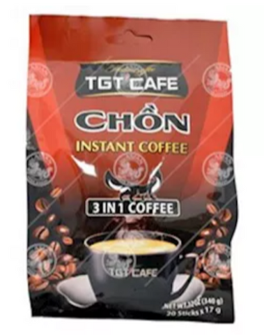 TGT, INSTANT COFFEE CHON 3IN1, 20 BAGS, 340G