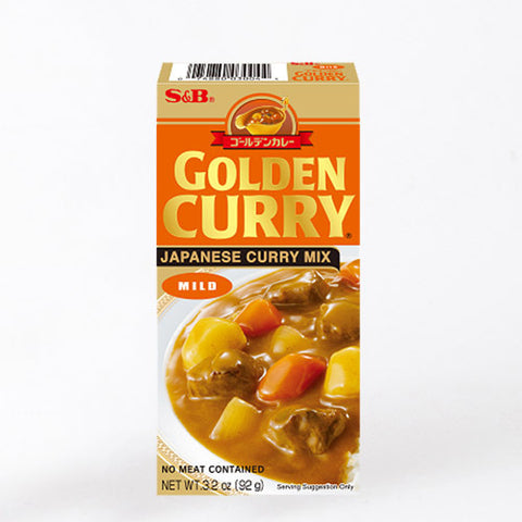 S&B GOLDEN CURRY MILD 92G