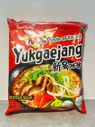 SAMYANG YUKGAEJANG/ LEEBAIKYANG HOT MUSHROOM RAMEN 120G