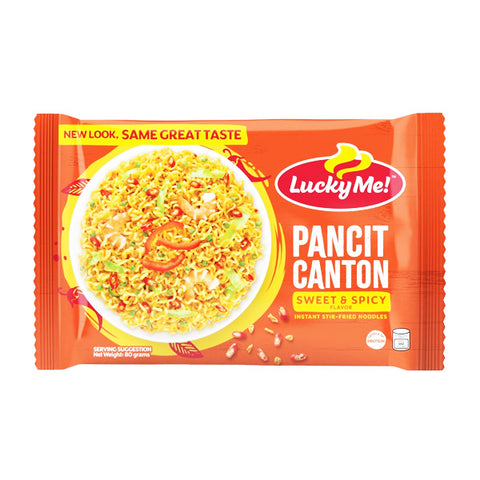 LUCKY ME, PANCIT CANTON SWEET AND SPICY 80G