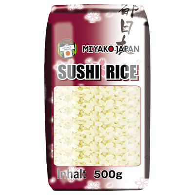 MIYAKO, SUSHI RICE GROUND 500G, 1ST QUALITY
