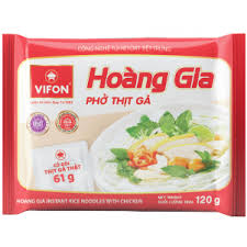 VIFON, HOANG GIA INST CHICKEN NOODLE, PHO GA 120G