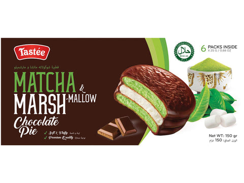 TASTEE, CHOCOLATE PIE MATCHA 150G