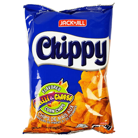 J&J, CHIP CORN CHILLI AND CHEESE, BLUE, 110G