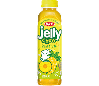OKF, JELLY CHEW PINEAPPLE FLAVOUR 500ML