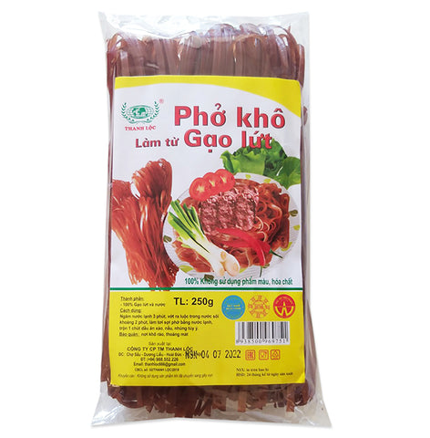 THANH LOC, BROWN RICE STICKS, PHO KHO GAOLUT 250G