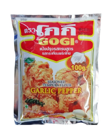 GOGI, TEMPURA FLOUR GARLIC AND PEPPER100G