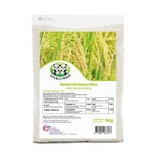 HK, GLUTINOUS RICE ROUND, NEP CAI HOA VANG, 1KG