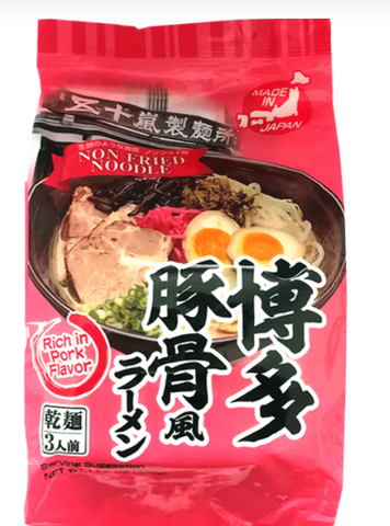 IGARASHI SEIMEN, INSTANT RAMEN HAKATA KONKOTSU, 330G