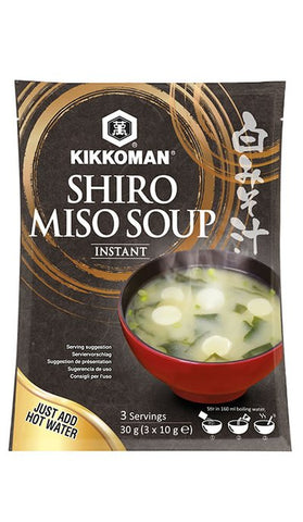 Kikkoman, instant shiro miso soup 3 portions 30g