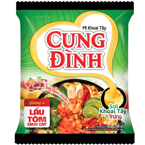 CUNG DINH, INSTANT NOODLE HOT SOUR PRAWN 85G