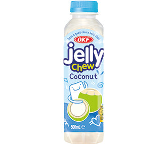 OKF, JELLY CHEW COCONUT FLAVOUR 500ML