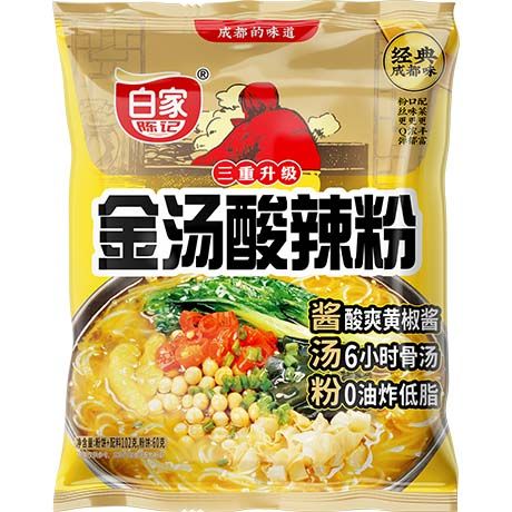 BAIJIA, INSTANT VERMICELLI SOUR SOUP 102G