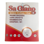 SA GIANG, ORIENTAL PRAWN CRACKERS 2KG, BANH PHONG TOM