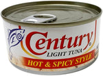 CENTURY, TUNA FLAKES HOT AND SPICY 180G