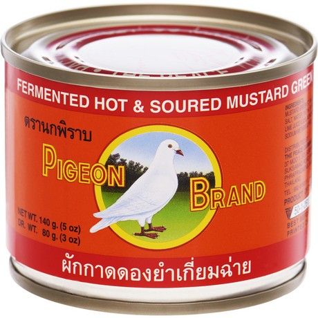 PIGEON, MUSTARD GREEN HOT & SOUR 140G