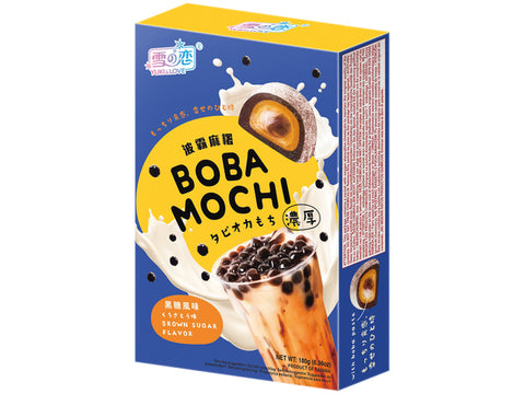 Y&L, BOBA MOCHI CAKES BROWN SUGAR FLAVOUR 180G